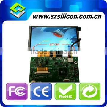 2 way CVBS 4.3 inch lcd panel with controller board