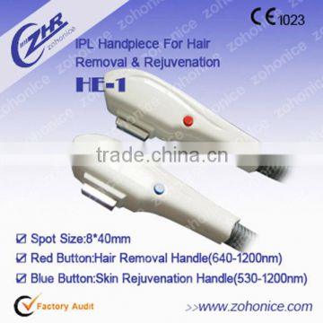 HE-1 E-Light IPL hair removal handle skin rejuvenation handpiece