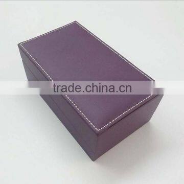  wholesale custom luxury leather perfume boxes, clamshell design fashion gift boxes