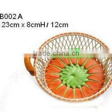 Straw Basket Colorful