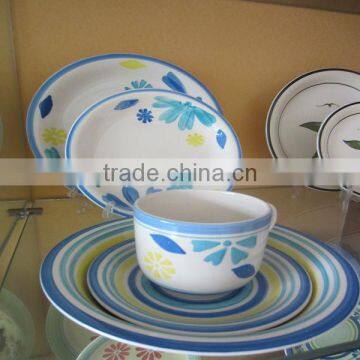 Fresh Design Chinese Hand painting Ceramic Tableware dinner Set