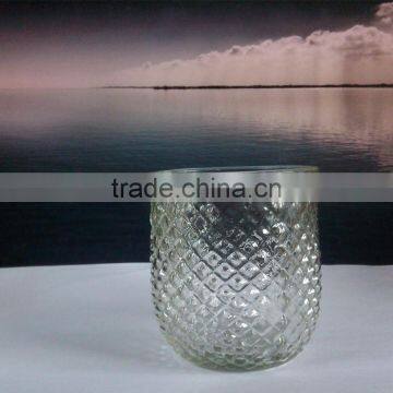 365ml pineapple shape glass cup