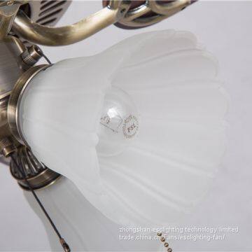 E27 Light Electric Motor 110v Ceiling Fan With Light Kits photo-3