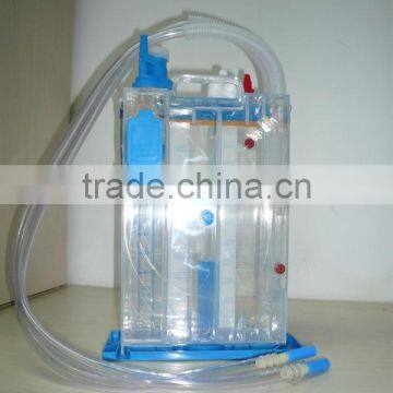 medical Three chamber disposable chest drainage bottle