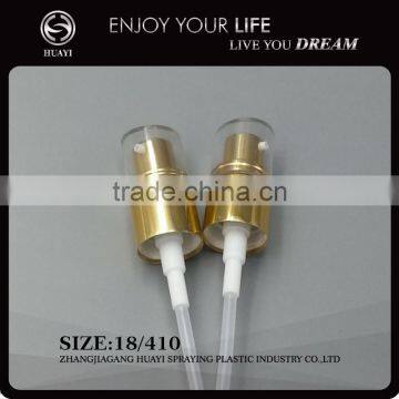 18mm Golden Aluminum Lotion Spray Pump photo-2