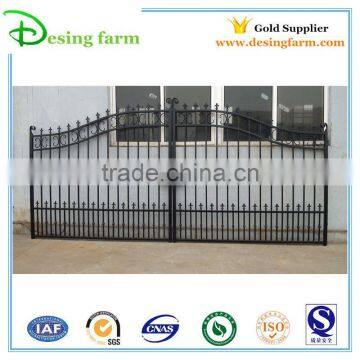 trade assurance powder coated new design house wrought iron gate