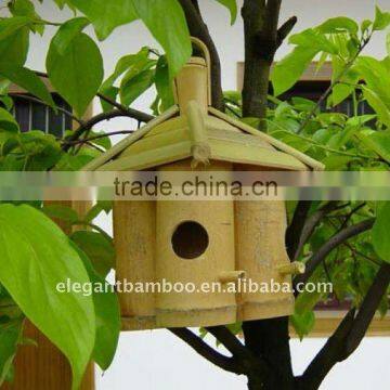 bamboo bird houses & feeders BBH-02