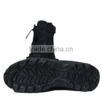 High Quality Black Leather Military Boots For Men photo-6