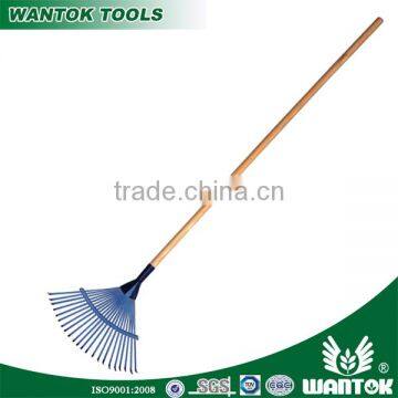 R114L Metal Leaf Rake with Handle