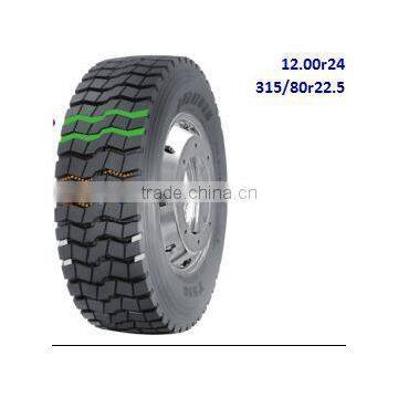 better truck tire 315/80r22.5, 12.00r24