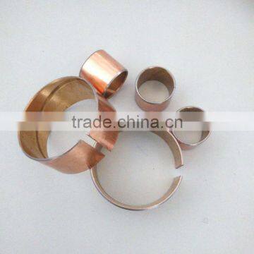 S-FZ PSM Sinter Bronze Bearings , Plain Bronze Sintered Bush , Cu663 10-10 Flanged PSMF Sintered Bronze Bushing photo-4