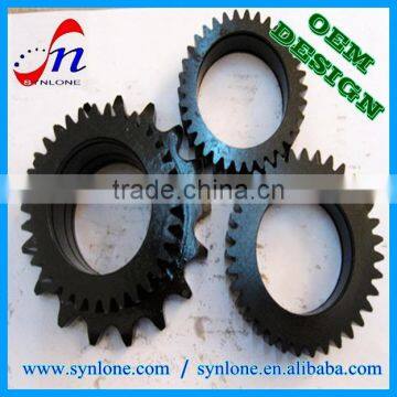 Customized Forged blacking surface carbon steel ring gear