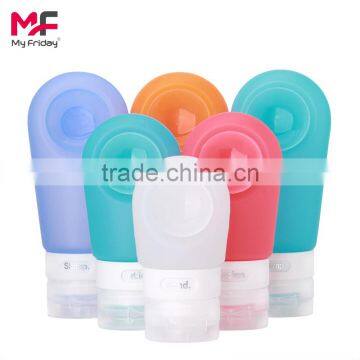 Silicone bpa free travel set bottles travel dispenser bottle