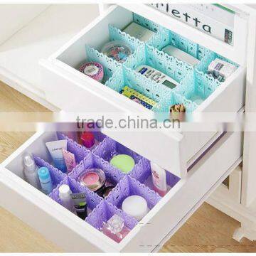 DIY Assemble Free Combination Plastic Drawer Clapboard