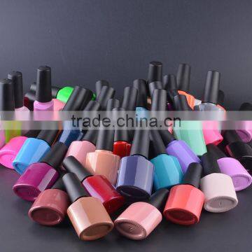 6ml UV Gel Nail Polish Bottle With Black Cap and Brush photo-3