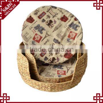 Wholesale Dog Supply Multi Designs Natrual Straw Woven Bed for Dog photo-3