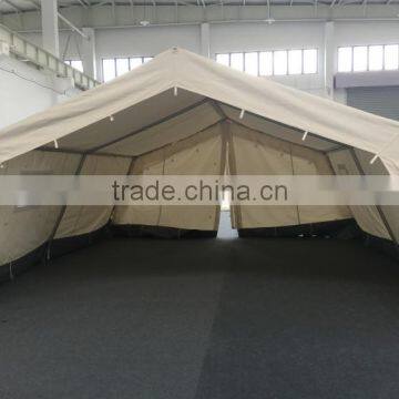 portable emergency relief shelter medical tent refugee camp with canvas and aluminum frame