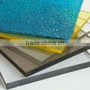 Polycarbonate solid sheet for roofing