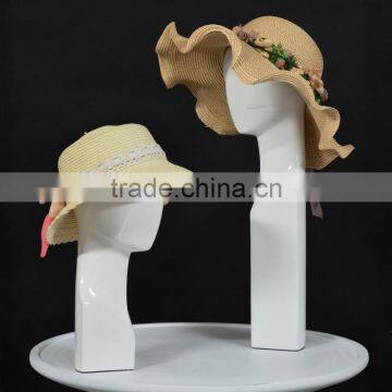 Fashion Long Neck Female Mannequin Head Display For Hat/wig photo-2
