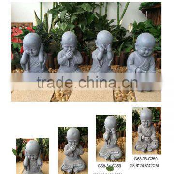 Home decorative resin monk Statues