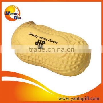 Promotional PU peanut with printing