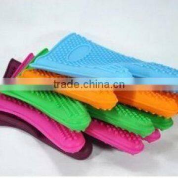 Heat resistance silicone oven mitt with cotton