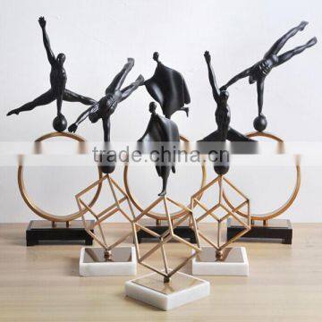 Antique Living Room Decor Basketball Player Figures photo-2