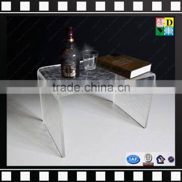 Clear Acrylic U-shaped Antique Console Table PMMA Custom Coffee Table Cheap From Shenzhen Yidong photo-6