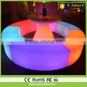 Glowing Hotel Bar Table Lighting Bar Counters LED Furniture