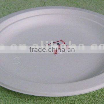 bagasse degradable one-off plate