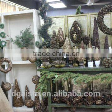 mini / huge artificial christmas pine tree / ring / flower for home / hotel / office (new christmas combination of Este-022 )