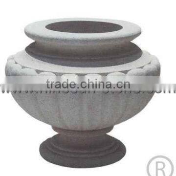 Stone Carving Flower Pot