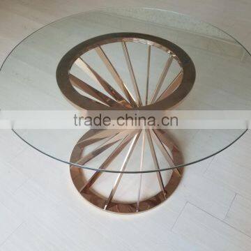 2017 Italian Gold Round Dining Table photo-3