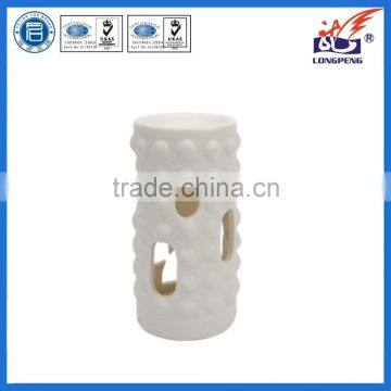2016 Eco-Friendly Elegant White Home Decorative Ceramic Oil Warmer Incense Aroma Oil Burners