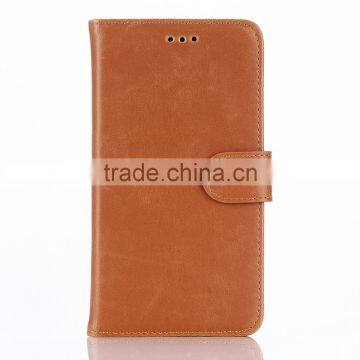 High Quality Crazy-horse PU Card Bumper/pocket Cell Phone Case for LG photo-2