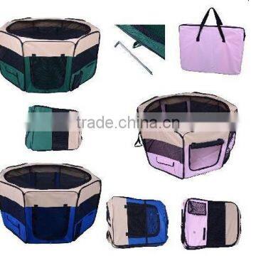 462716 190T Polyester With PVC Coating Folding Pet Tent Playpen Dog Fence Puppy Kennel Folding Exercise Play photo-4