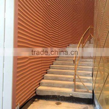 decorative GRC 3D wall panels, exterior 3D wall panels, fiberglass wall cladding decorative panels
