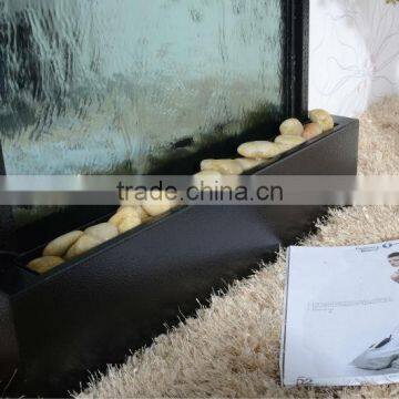 Blue Glass Waterfall Fountain Wedding Hall Decorations photo-4