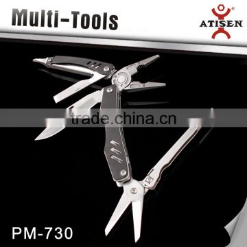 Unique Design Outdoor Camping Multi Functional Tools Folding Pliers Knife 6 In 1