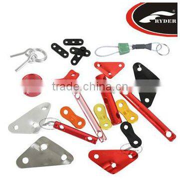 Aluminium Ring Shape Guy Line Slider Rope Adjuster Guyline Tensioner for Camping Tent photo-6