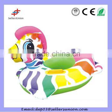 Inflatable zebra baby swimming float ring