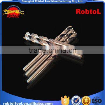 10mm Nano Titanium Coating Straight Shank Hss Twist Drill Bits Cobalt Fully Ground Bright Finish Drilling Metal Forged Alloy photo-6