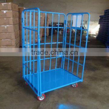 warehouse roll container manufacturer powder-coated.