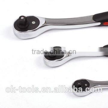 OK-tools China Manufacturer Chrome-molybdenum 72T Ratchet Wrench With Bend & Flat Handle photo-3