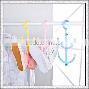 Wholesale factory price new design two layer plastic hanger for wholesale made in China factory