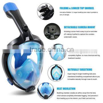 Easy Folding Snorkel Mask Full Face Foldable Snorkel Factory Price photo-2