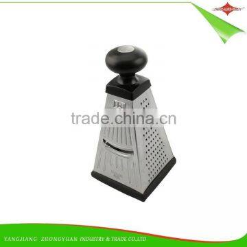 ZY-N5004 8 Inch Boxed Grater 4 Sides Grater Stainless Steel Grater With pp Handle photo-2