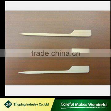 ZHUPING high quality and cheap bamboo toothpick flat skewer for party