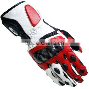 Full Finger Motorbike Gloves, Leather Motorbike Racing Gloves