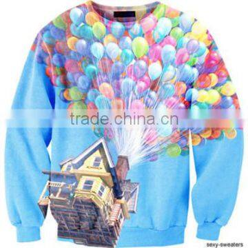 Sublimation sweater shirts with good quality